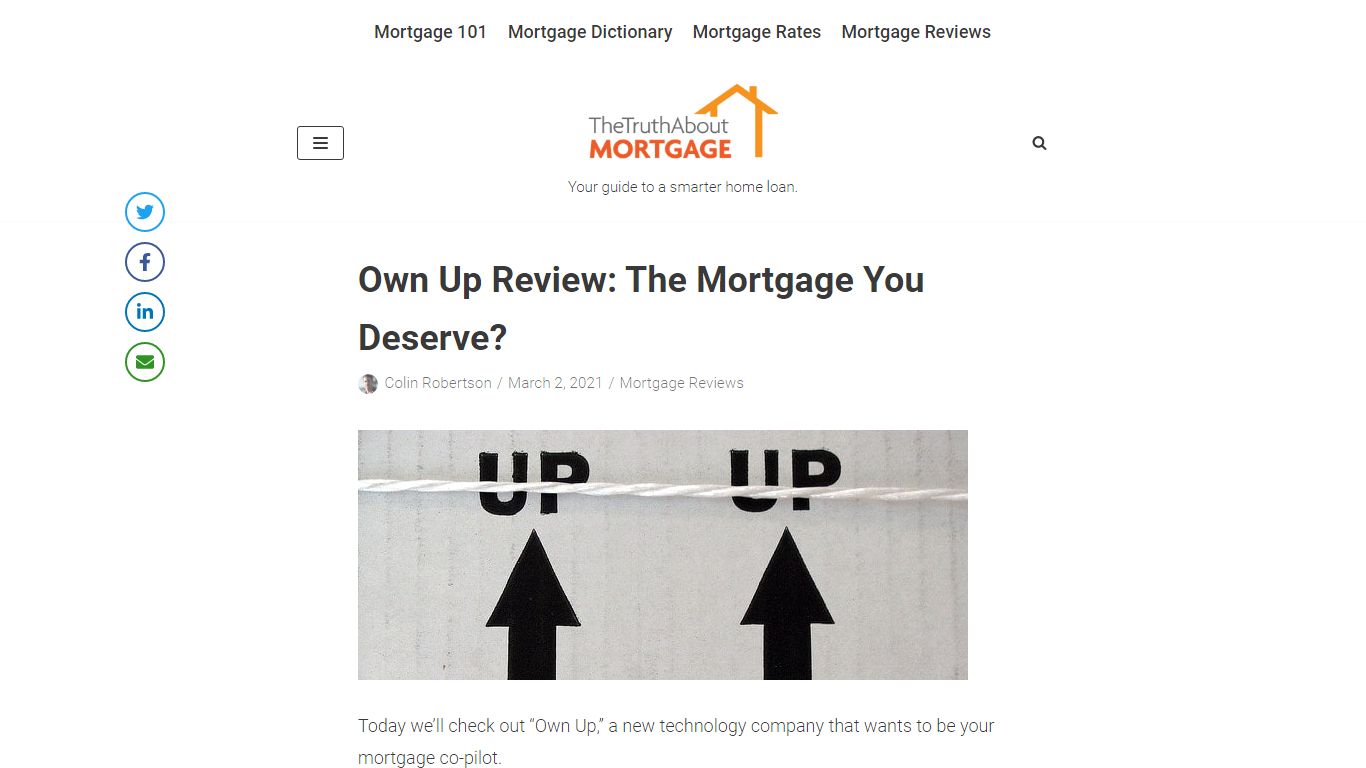 Own Up Review: The Mortgage You Deserve?